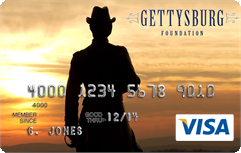 Gettysburg Foundation Visa Card